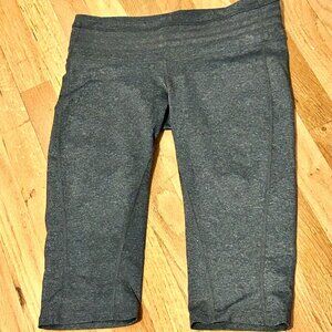 Prana Capri Length Grey M Yoga Leggings Knickers